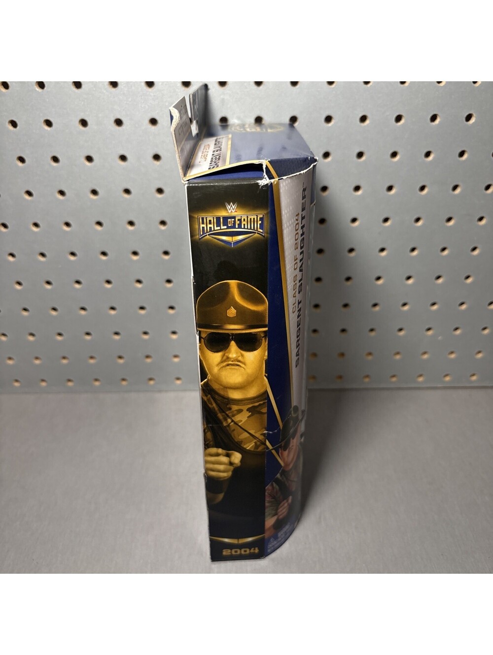 WWE Elite Hall of Fame Sargent Slaughter Figure Class of 2004 NEW SEALED - Picture 5 of 8